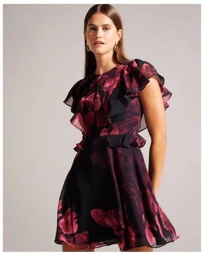 Short sleeve hotsell peplum dress