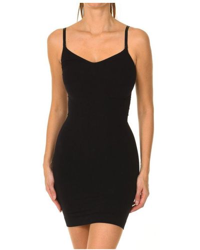 Intimidea Soto Dress With Removable Straps - Black