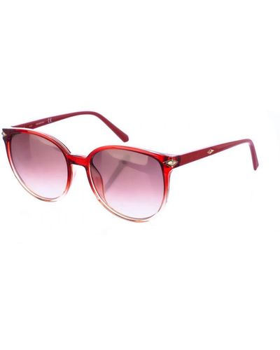 Swarovski Acetate Sunglasses With Oval Shape Sk0191S - Red