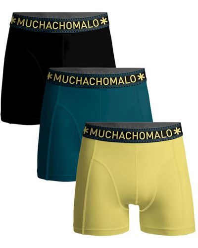 MUCHACHOMALO 3-pack Onderbroeken - - Goede Kwaliteit - Zachte Waistband - Geel