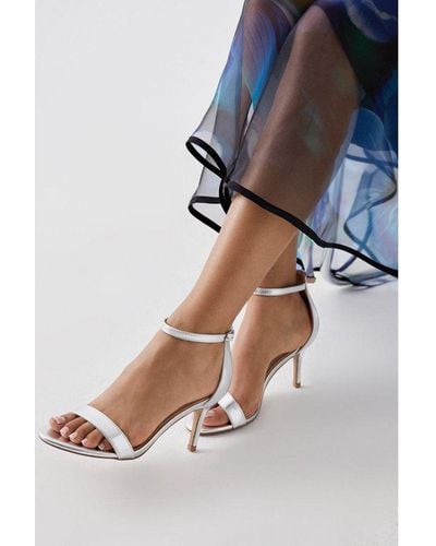 Coast Trinnie Barely There Stiletto Heeled Sandals - Blue