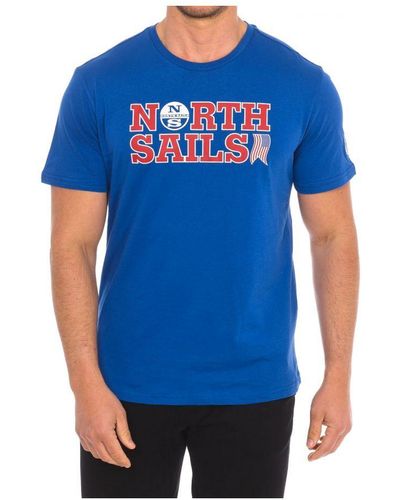 North Sails Short Sleeve T-Shirt 9024110 - Blue