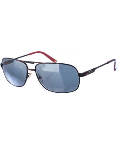 Carrera Rectangular-Shaped Metal Sunglasses 7009S - Blue