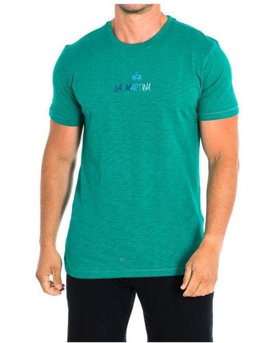 La Martina Short Sleeve T-Shirt Tmr600-Js259 - Green
