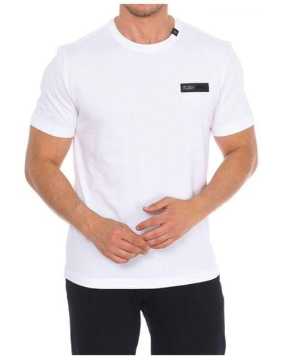 Philipp Plein Tips414 Short Sleeve T-Shirt - White