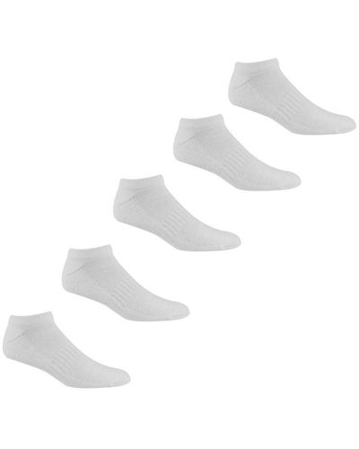 Regatta Adult Trainer Socks (Pack Of 5) () - White