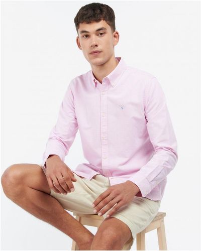 Barbour Oxtown Long Sleeve Tailored Shirt - Pink