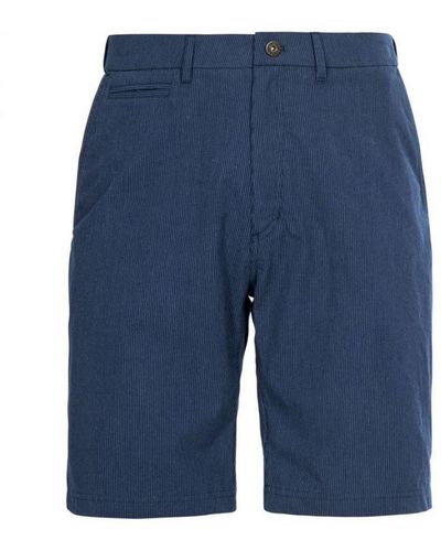 Trespass Atom Casual Shorts ( Stripe) Cotton - Blue
