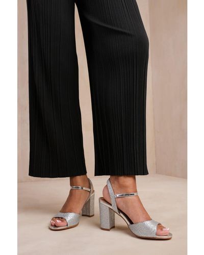 Where's That From Wheres 'Florence' Mid High Heels - Black
