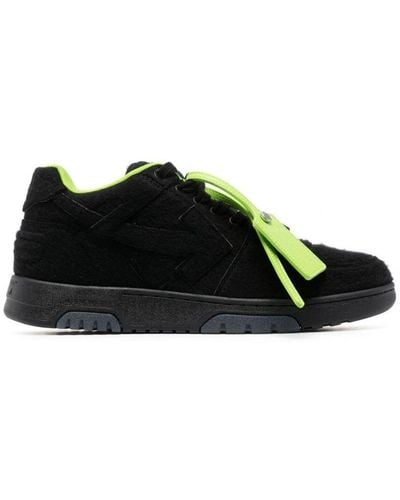 Off-White c/o Virgil Abloh Off- Out Of Office Wool Trainers - Black