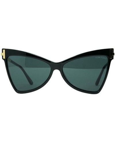 Tom Ford Tallulah Ft0767 01A Sunglasses - Green