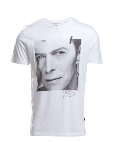 Jack & Jones And Premium David Bowie Tee T-Shirt - White