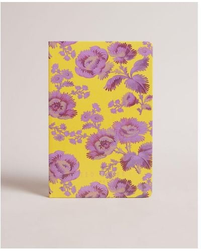 Ted Baker Ophelii Vintage Floral A5 Notebook - Pink