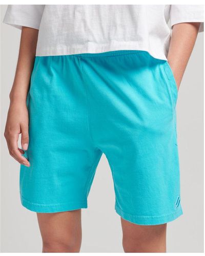 Superdry Code Essential Boy Shorts - Blue