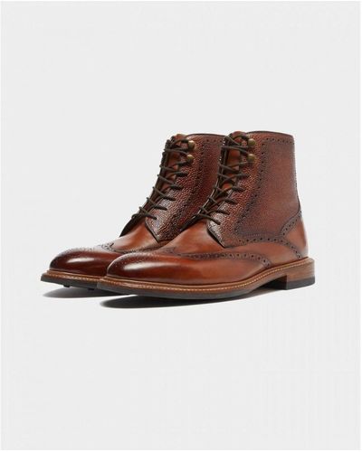 Oliver Sweeney Blackwater Brogue Boots - Brown