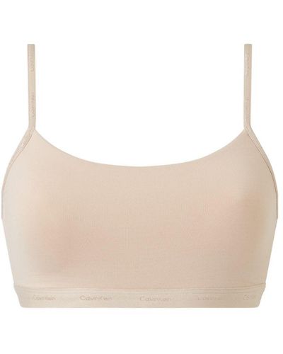 Calvin Klein 000Qf6757E Form To Body Natural Unlined Bralette