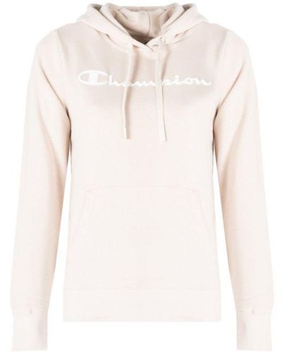 Champion Blouse Hoodie Vrouw Beige - Wit