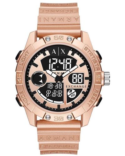 Armani Exchange D-Bolt Rose Watch Ax2967 - Pink