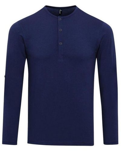 PREMIER Long John Roll Sleeve T-Shirt () - Blue