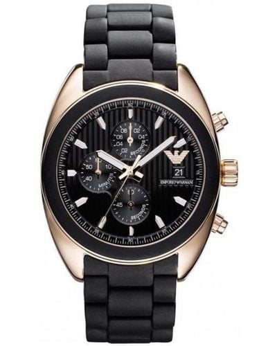 Emporio Armani Chronograaf Horloge Ar5954 - Zwart