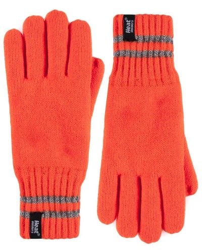 Heat Holders Hi-vis Reflecterende Handschoenen Voor - Hoi Vis Oranje - Rood