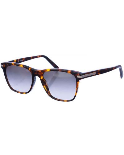 Ferragamo Square Acetaatzonnebril Sf992s Voor - Blauw