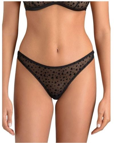Coco De Mer Aud-015-01 Muse By Audrey Thong - Black
