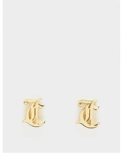 Juicy Couture Accessories 18C Lucy Stud Earrings - White