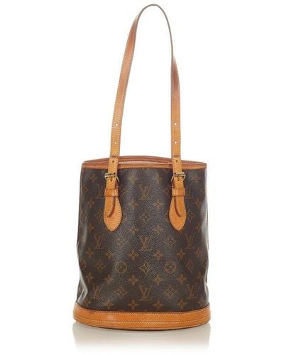 Vintage Louis Vuitton French Co. USA Bucket Monogram LV PM Hand