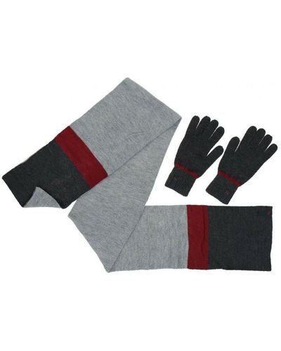 PUMA Fundamentals Knit Gloves & Scarf Winter Set 052580 01 S Textile - Black