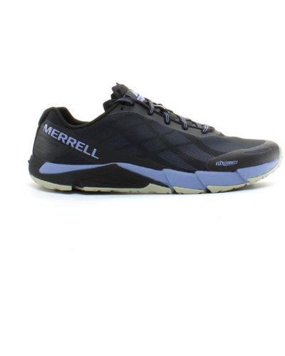 Merrell Bare Access Flex Running Trainers Leather - Blue
