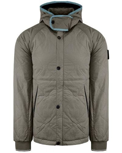 Weekend Offender Retro 80'S Manilla Drizzle Jacket - Grey