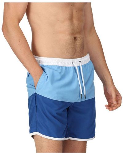Regatta Benicio Quick Drying Adjustable Swimming Shorts - Blue
