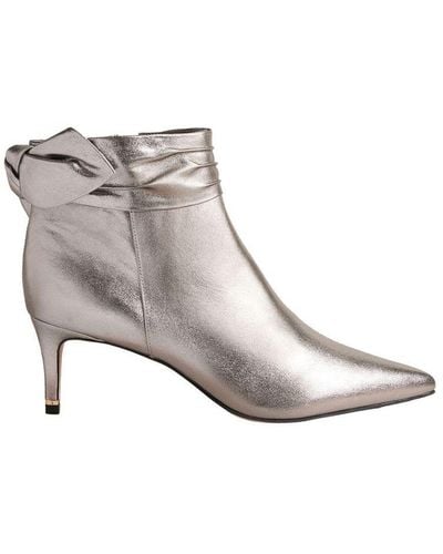 Ted Baker Yona Ankle Boots Suede - White