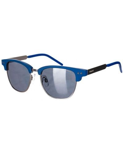 Polaroid Acetate Sunglasses With Round Shape Pld8023 - Blue