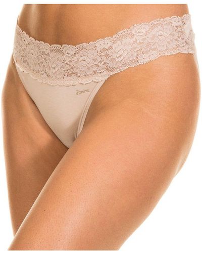 Janira Dolce Waist Briefs Elastic Fabric Without Marks 1031787 - Natural