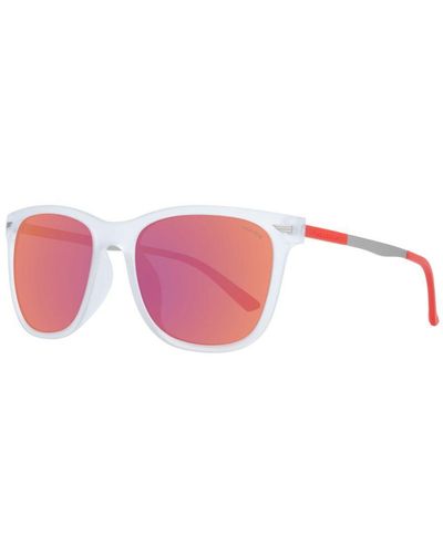 Police Rectangle Sunglasses - Pink