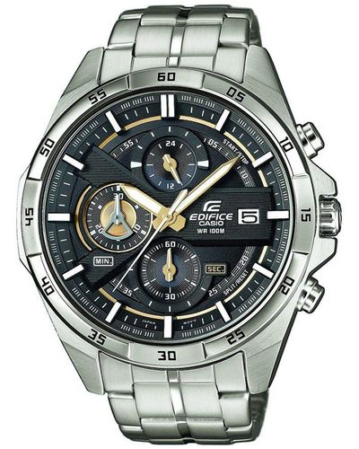 G-Shock Edifice Silver Watch Efr-574d-1avuef Stainless Steel in Grey for  Men | Lyst UK