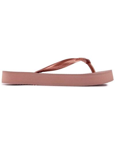 Havaianas Slim Flatform Sandalen - Roze