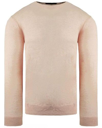 Scotch & Soda Plain Light Pink Jumper Cotton