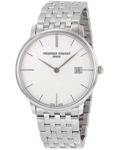 Frederique Constant Frédérique Slimline Watch Fc-220S5S6B Stainless Steel (Archived) - Metallic