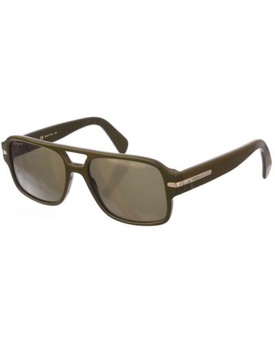 Ferragamo Square Shaped Acetate Sunglasses Sf1038S - Green