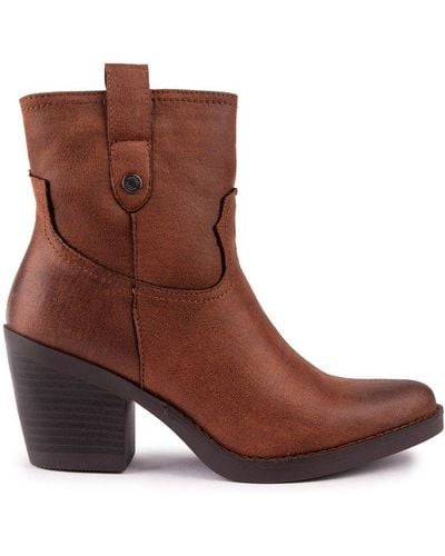 Refresh Western Classic Boots - Brown