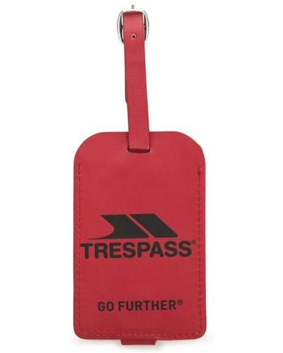Trespass Flugtag Luggage Tag - Red