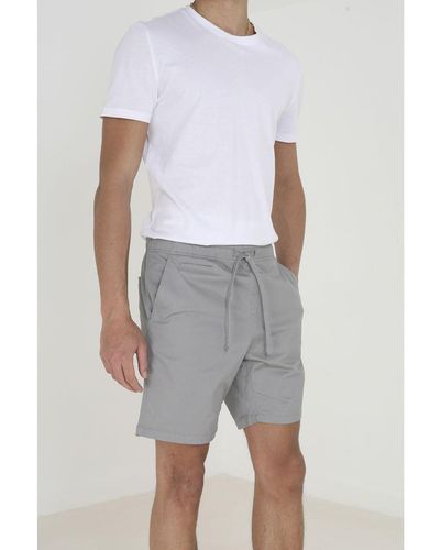 Good For Nothing Cotton Twill Chino Shorts - Grey