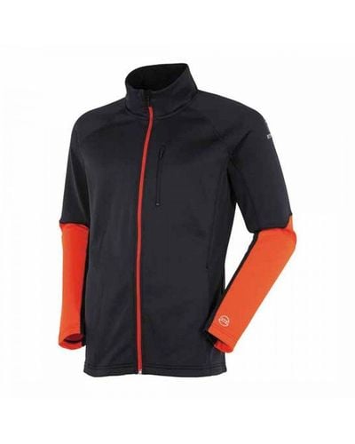 Rossignol Pro Team Black/orange Track Jacket - Blue
