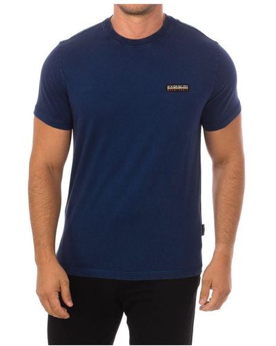 Napapijri T-shirt Met Korte Mouwen S-nidaros Ss - Blauw