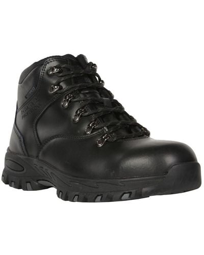 Regatta Gritstone Leather Safety Boots - Black