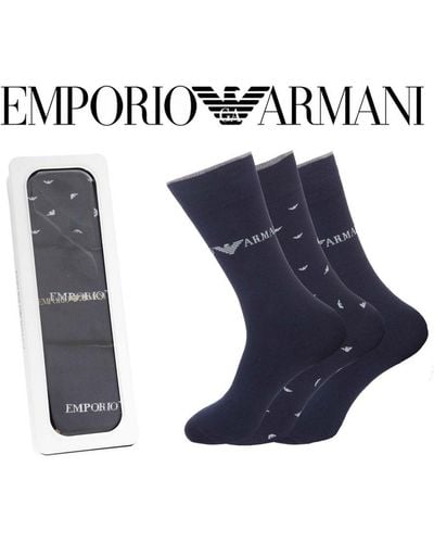 Emporio Armani Socks - Blue