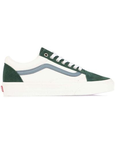 Vans Old Skool Sneakers Voor , Groen-wit